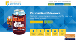 Desktop Screenshot of personalizeddrinkware.com